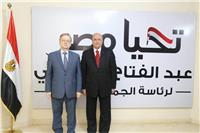 «حملة السيسي» تستقبل السفير الروسي بالقاهرة