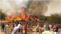 حريق هائل يلتهم ١٠٠٠ منزل بولاية شرق إقليم دارفور 