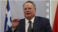 وزير خارجية اليونان يغادر القاهرة بعد لقائه الرئيس «السيسي»