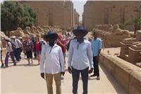 الجدران الفرعونية تحكي للشباب الإفريقي قصة بناء معابد الكرنك