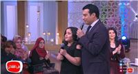 فيديو .. إيهاب توفيق يغني مع الطفلة أشرقت «مشوفتش زى أمي»