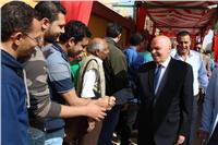 معلمو حلوان يتوافدون على اللجان للإدلاء بأصواتهم في انتخابات الرئاسة