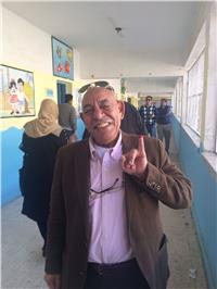 عبدالله جورج يدلي بصوته في الانتخابات الرئاسية
