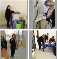 مصر تنتخب| صور.. مها أحمد ومجدي كامل يدليان بصوتها في الانتخابات الرئاسية