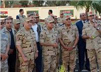 وزير الدفاع يشهد الاحتفال بتكريم المجندين دفعة الرديف المشاركين بالعملية «سيناء 2018»
