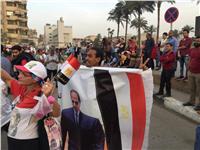 صور| المصريون يحتفلون بفوز بالسيسي بالتحرير