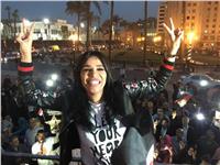 الفنانة «أمينة» تشارك باحتفالات فوز الرئيس السيسي في ميدان التحرير