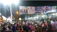 الآلاف من أبناء الفيوم يحتفلون بفوز «السيسي» بولاية ثانية
