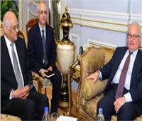 رئيس مجلس النواب يستقبل السفير الإيطالي بالقاهرة