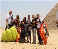 بالفيديو والصور| انطلاق مهرجان مصر الدولي الأول لـ«القفز الحر بالمظلات»