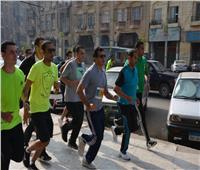 صور.. وزير الشباب والرياضة يقود ماراثون جري بمصر الجديدة