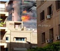 بالصور| حريق مستشفى الحسين الجامعي.. واحتمالية وجود مصابين