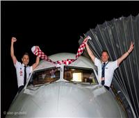 قبل نهائي المونديال.. الخطوط الجوية الكرواتية تدعم فريقها على طريقتها