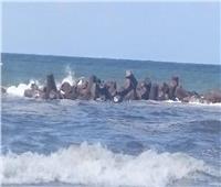 غرق 6 أشخاص بشاطئ النخيل في الإسكندرية