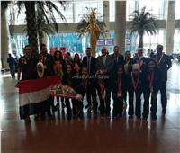 صور| وزير الرياضة يستقبل بطلات «الأولمبياد الخاص» بمطار القاهرة
