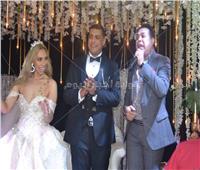 صور| حماقي وحكيم وصوفينار وبوسي نجوم زفاف «مصطفى ونميس»