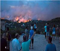 استمرار البحث عن ناجين من حريق غابات اليونان
