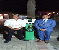  بالفيديو| تدشين أول محطة لشحن السيارات الكهربائية في مصر