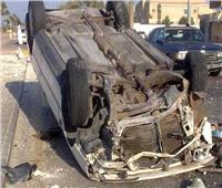 مصرع وإصابة 5 أشخاص في حادث مروع بطريق اﻹسماعيلية الصحراوي