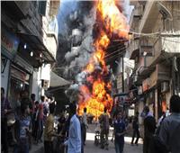 ارتفاع عدد ضحايا انفجار مستودع أسلحة بإدلب السورية إلى 36 قتيلا