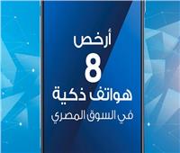 فيديو جراف| أرخص 8 هواتف ذكية في السوق المصري