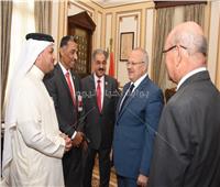 «الخشت» يبحث مع وفد جامعة بحرينية التعاون المشترك