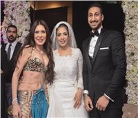 صور| زفاف «محمد وإيمان» بتوقيع دينا