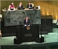 السيسي: يجب العمل على استعادة المبادئ السامية التي تأسست عليها الأمم المتحدة