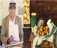 "زكى" يقيم ورشة طبيعة صامتة بمتحف محمود خليل