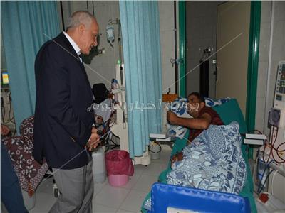 «راشد» يُعاقب كيمائيا بمستشفى إمبابة لعدم تواجده داخل وحدة الحضانات