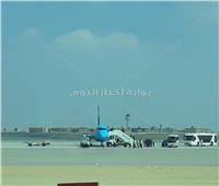 عاجل| مطار سفنكس الدولي يستقبل أول رحلة طيران