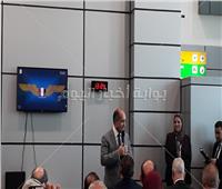 وزير الطيران المدنى يشهد الإفتتاح التجريبى لمطار سفنكس الدولي