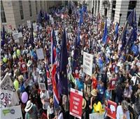 الآلاف يتظاهرون في لندن للمطالبة باستفتاء «شروط مغادرة الاتحاد الأوروبي»