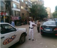 صور| حملة مكبرة لرفع الاشغالات وضبط المخالفين بشارع ضياء في الهرم