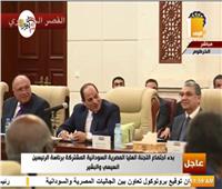 السيسي: مستمرون في الدفع والتلاحم بين الشعبين المصري والسوداني