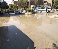 صور| مياه الأمطار تملأ شوارع «إمبابة»  