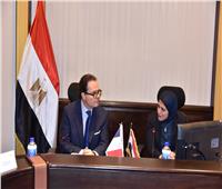 وزيرة الصحة تبحث مع السفير الفرنسي تطوير منظومة الطوارئ في مصر