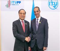 «طلعت» يلتقي الأمين العام للاتحاد الدولي للاتصالات| صور ‎