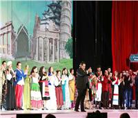 صور| تفاصيل افتتاح الرئيس السيسي مسرح شباب العالم