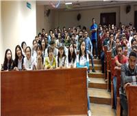 وفداً من طلاب جامعة بكين للغابات الصينية يزور جامعة بنها