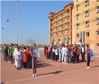 افتتاح مشروع اللقاءات الرياضية لتلاميذ المدارس بالمحافظات الحدودية 