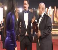 أحمد الفيشاوي وزوجته في مهرجان القاهرة السينمائي