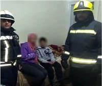 إنقاذ سيدة مسنة وطفلين محتجزين بمسكنهم بالنزهة ومدينة نصر