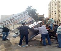صور| محافظة الجيزة: رفع 18 ألف حالة اشغالات من الشوارع