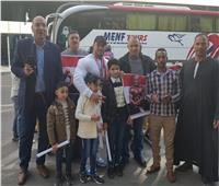 محمد شعبان ثالث العالم في كمال الاجسام يصل مطار القاهرة
