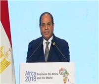 السيسي: المؤسسات الدولية شهدت بتحسن الاقتصاد المصري