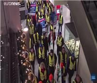 فيديو| «السترات الصفراء» في إضراب موظفي السكك الحديدية بألمانيا
