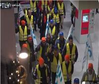 فيديو| شلل حركة القطارات بألمانيا بسبب إضراب عمال السكك الحديدية