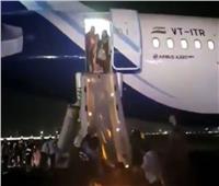 فيديو| إخلاء طائرة إيرباص نيو 320 بسبب دخان في الكابينة