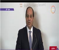 فيديو| السيسي:لدينا 5 ملايين لاجئ في مصر ونتعامل معهم كمواطنين